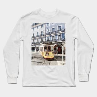 Tram 28 in Lisbon, Portugal Long Sleeve T-Shirt